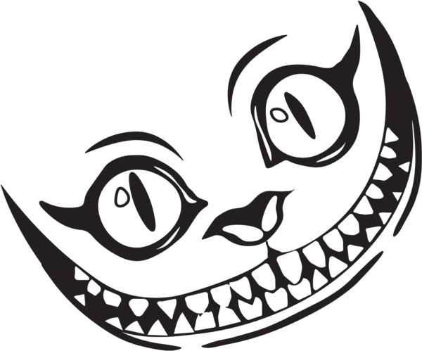 Чеширский кот вектор