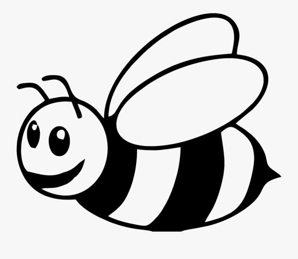 Пчелка трафарет для детей