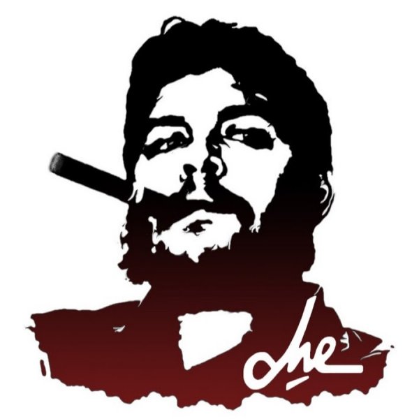Че Гевара черно белый
