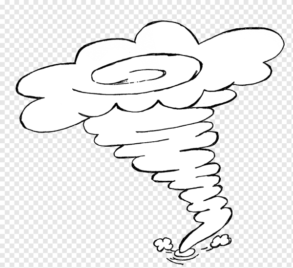 Ураган рисунок