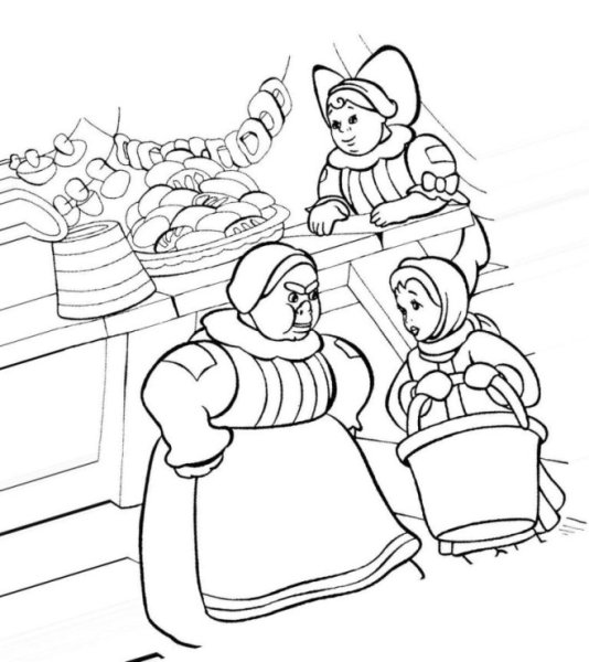 12 Месяцев раскраска