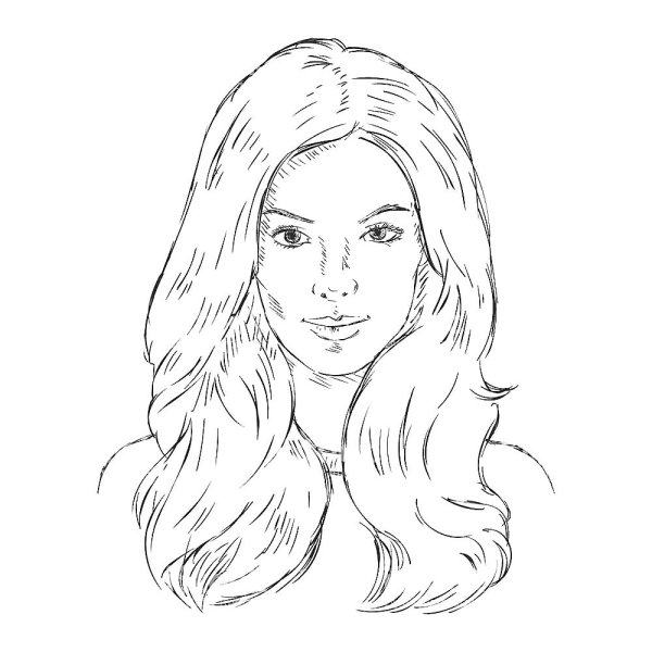 Лица мамы для рисования для детей