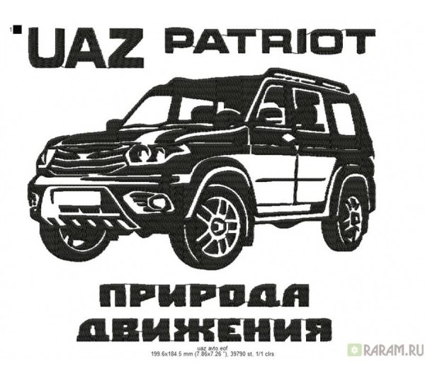 Раскраска УАЗ Патриот