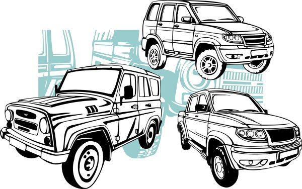 Наклейки на УАЗ