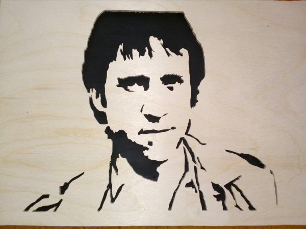 Портрет Высоцкого Владимира Мурашко