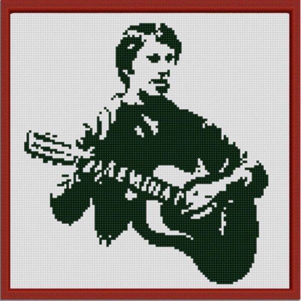 Владимир Высоцкий вышивка