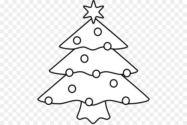 Елочка раскраска