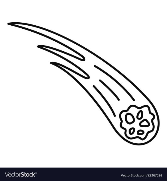 Метеорит раскраска