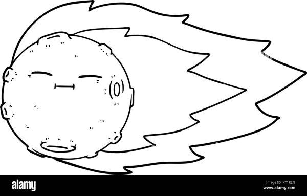 Кометы для детей разрукрашка