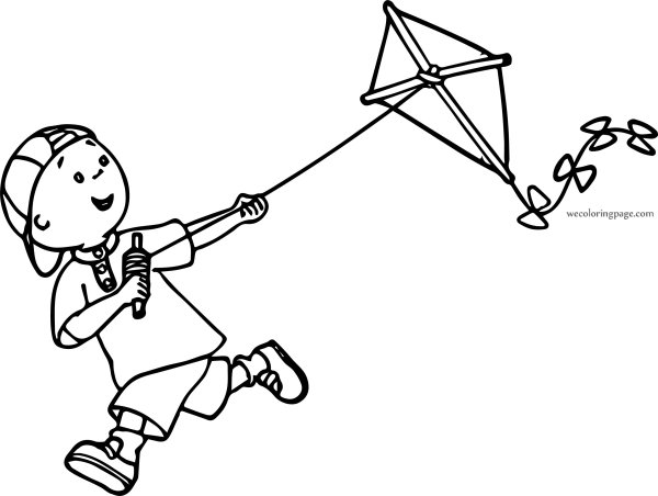 Воздушный змей "раскраска"