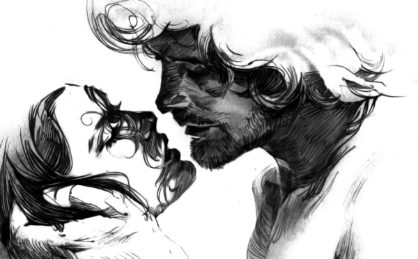 Художник Чжан Вебер карандаш