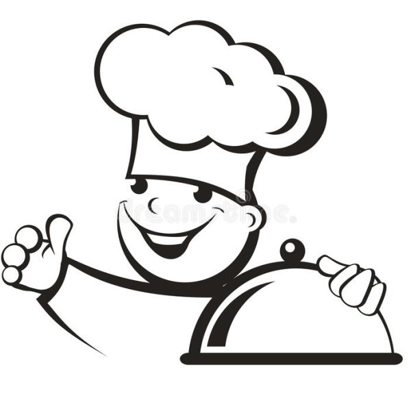 Трафарет повара