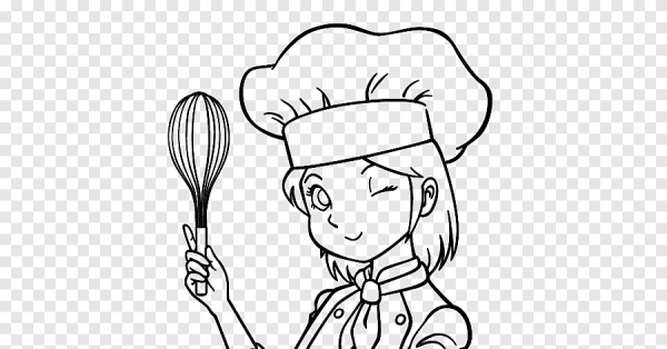 Профессия повар раскраска для детей