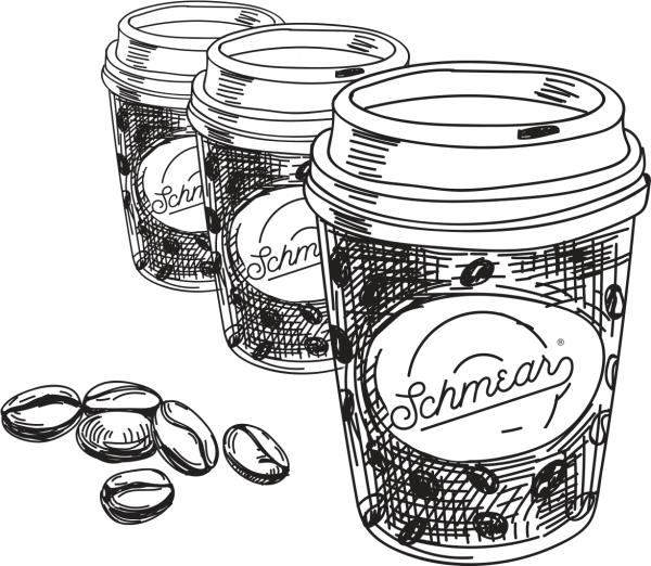 Стаканчик кофе карандашом