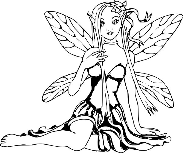 Раскраска Эльф