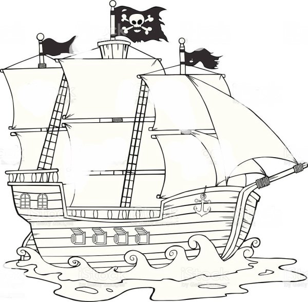 Пиратский корабль