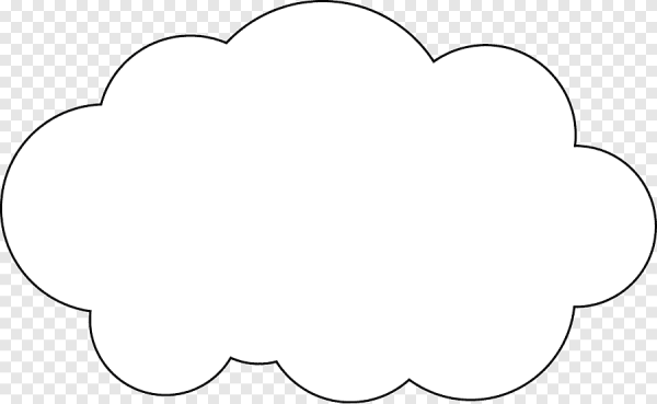 Облако раскраска