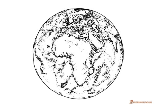 Планеты солнечной системы раскраска Марс