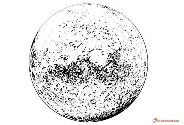 Планета Меркурий раскраска