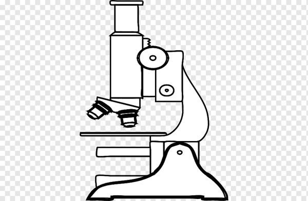 Микроскоп черно белый