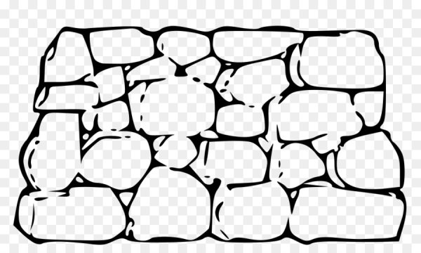 Каменная стена раскраска