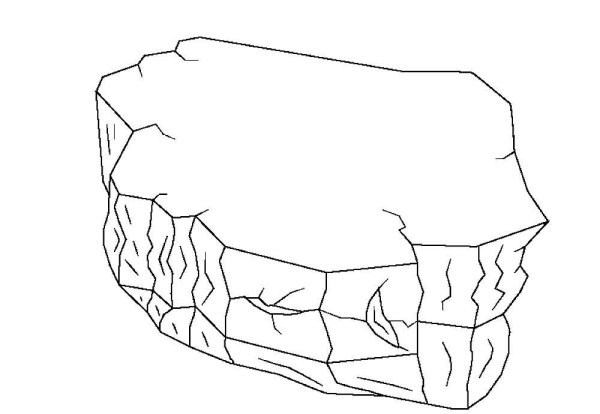 Камень раскраска