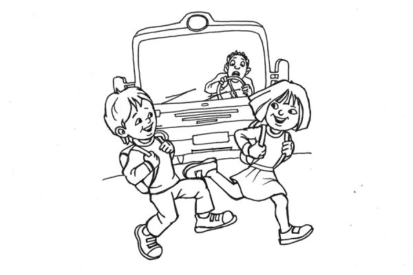 Безопасная дорога детям раскраски