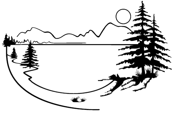 Озеро рисунок