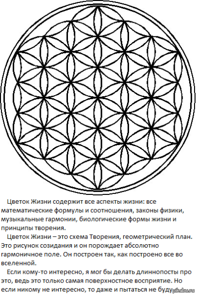 Египетский цветок жизни