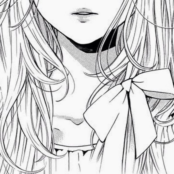 Манга чёрно белая