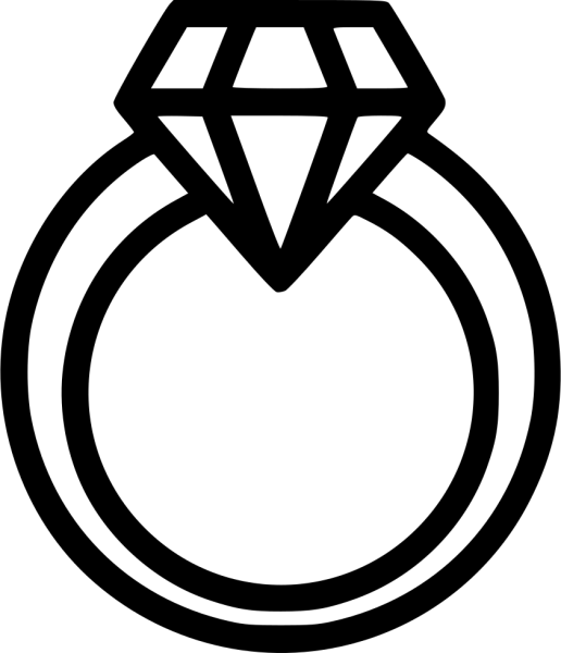 Кольцо рисунок чб