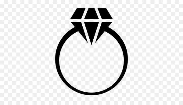 Кольцо с бриллиантом иллюстрация