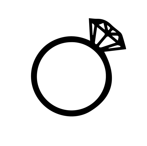 Кольцо черно белое