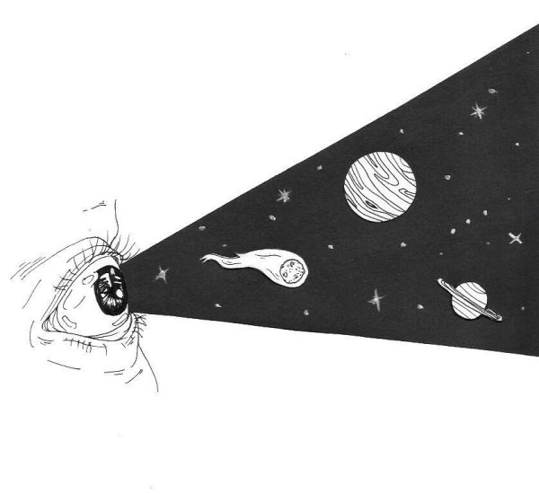 Эстетика космос эскизы