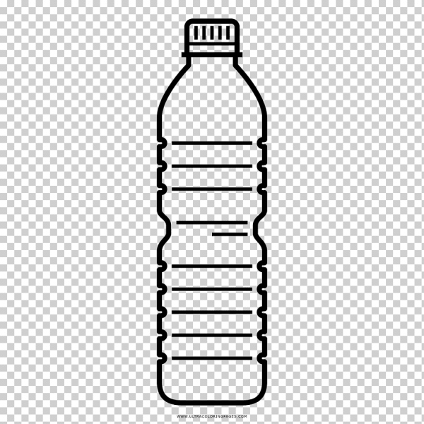 Бутылка схематично