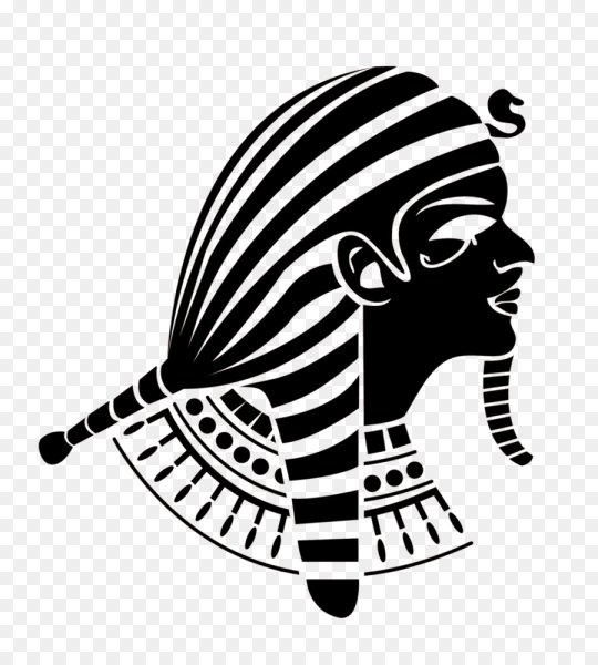 Египетский фараон чб