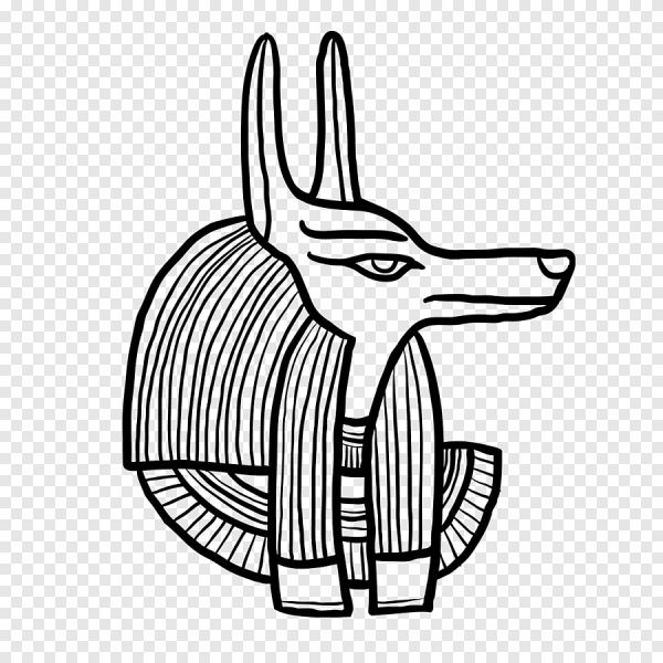 Орнамент с шакалом Египетский