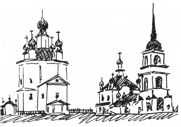 Александро-Невский собор Нижний Новгород в графике