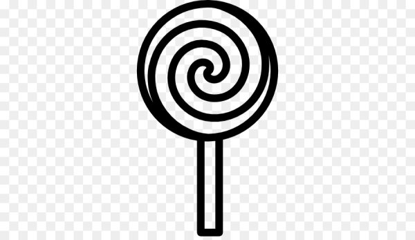 Леденец черно белый