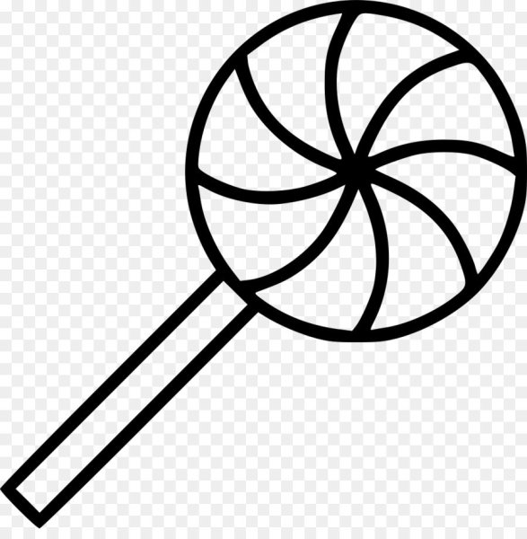 Раскраска леденец на палочке