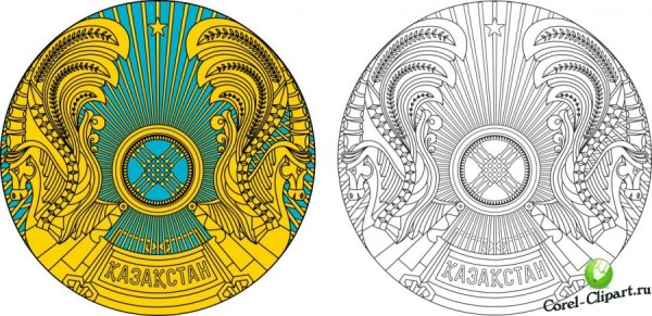 Герб Казахстана 2022