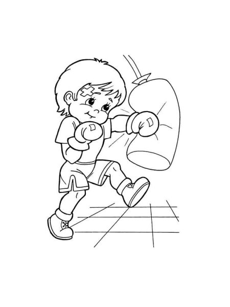 Раскраски на тему здоровый образ жизни