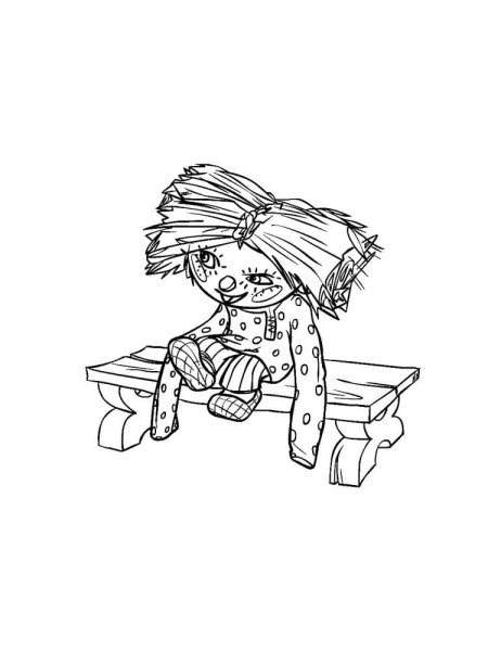 Домовёнок Кузька раскраска