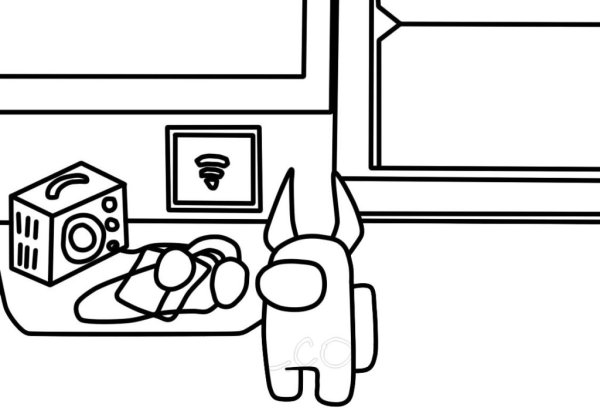 Амонг АС раскраски амонг АС