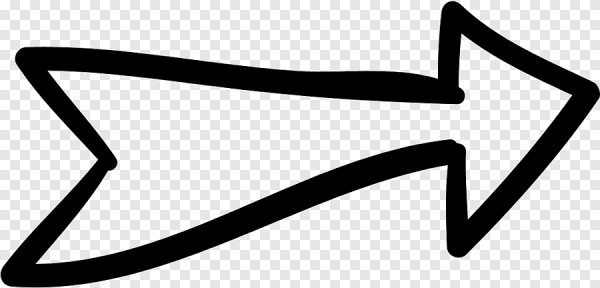 Стрелочка черно белая