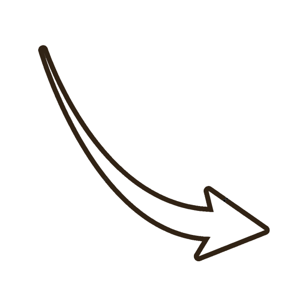 Стрелка тонкая изогнутая