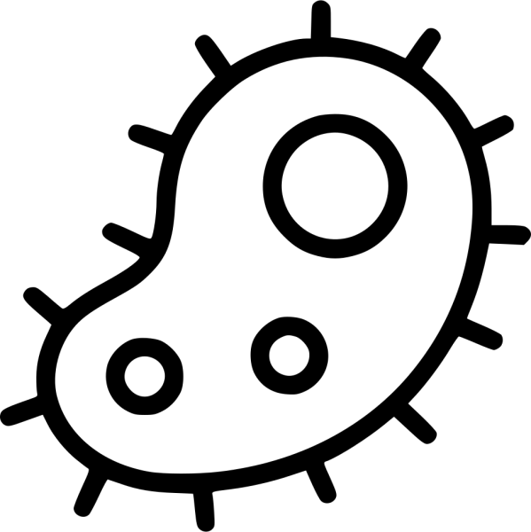 Микробы раскраска