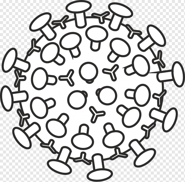 Вирус раскраска