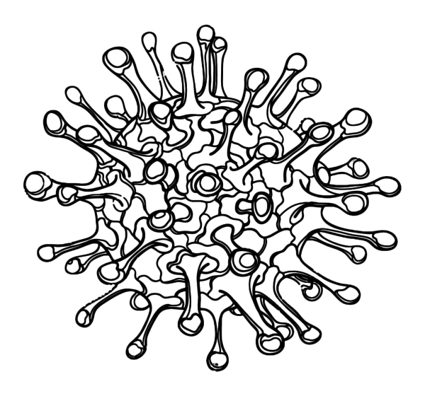 Коронавирус эскиз