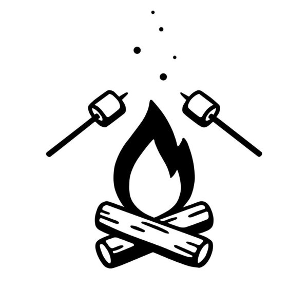 Костер пиктограмма